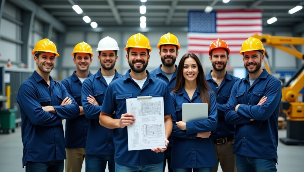 Mechanical and Electrical Engineering Jobs in the USA for Foreigners – High Salary & Legal Work in 2025